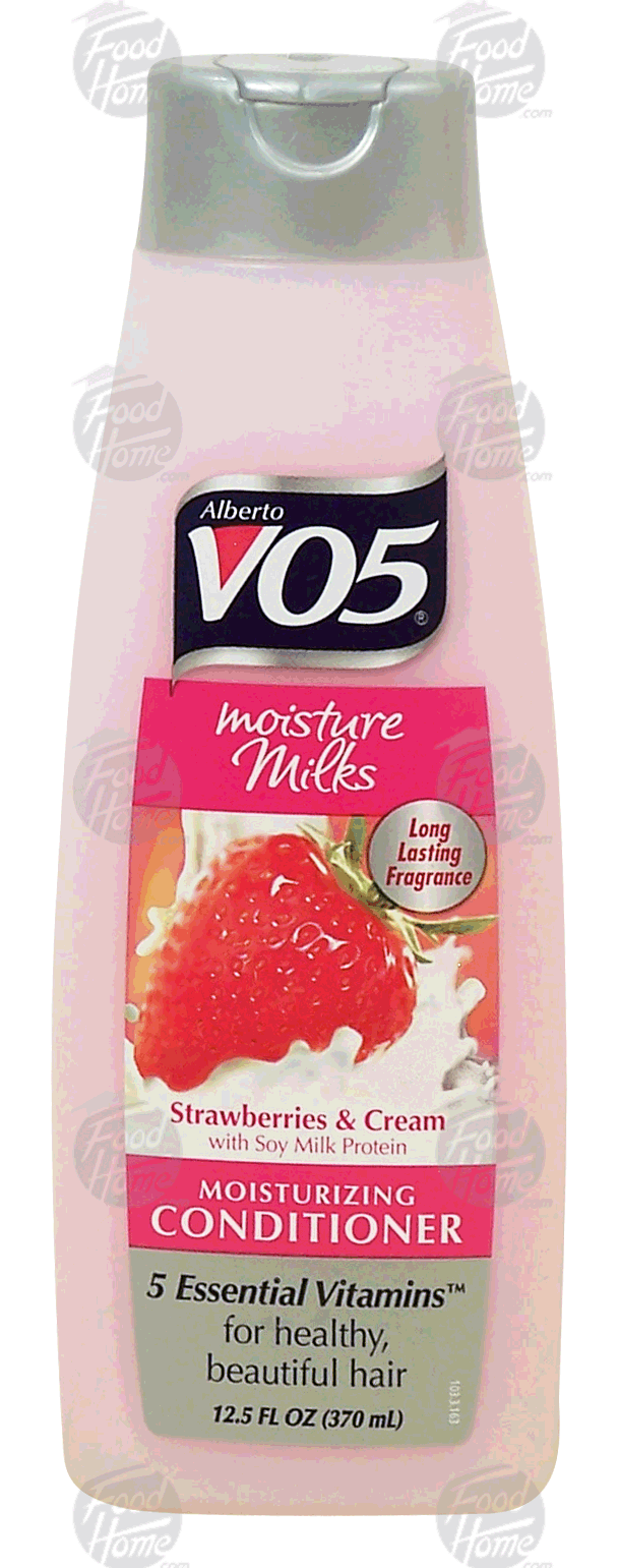 Alberto Vo5 Moisture Milks moisturizing conditioner, strawberries & cream with soy milk protein Full-Size Picture